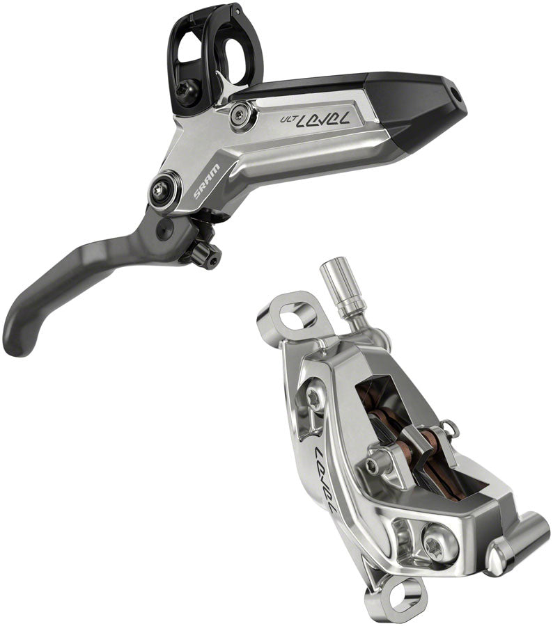 Level Ultimate Stealth Disc Brake & Lever - 4P - Black / Silver - Front