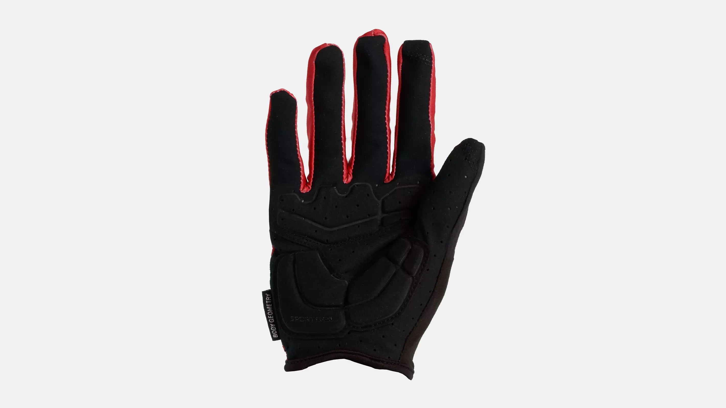 Specialized Body Geometry Sport Gel Long Finger Women's Cycling Vivid Red