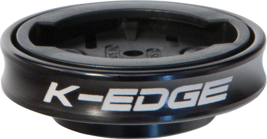K-EDGE Gravity Cap Stem Mount for Garmin Computers - Black