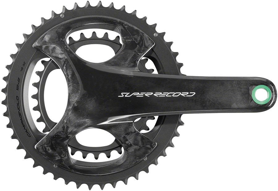 Campagnolo Super Record Wireless Crankset - 175mm 12-Speed 48/32t Campy 121/88 Asym BCD Ultra Torque Spindle Carbon