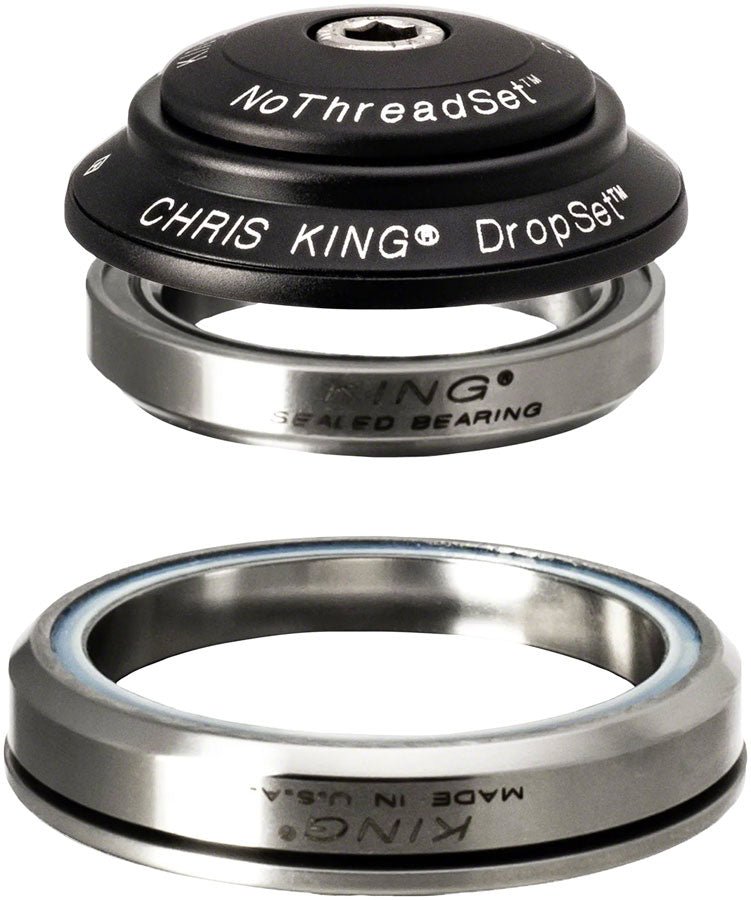 Chris King DropSet 3 Headset - 1-1/8 - 1.5" 41/52mm 36 Deg Matte Black