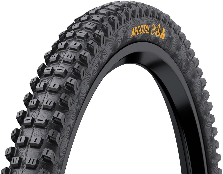 Continental Argotal Tire - 27.5 x 2.40 Tubeless Folding BLK SuperSoft Downhill Casing E25