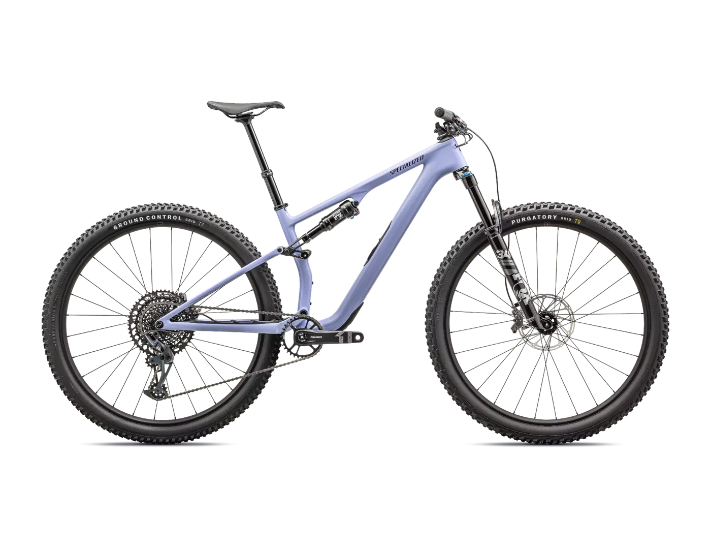 2024 Specialized Epic 8 EVO Comp - GX Eagle - MD - Powder Indigo / Midnight Shadow