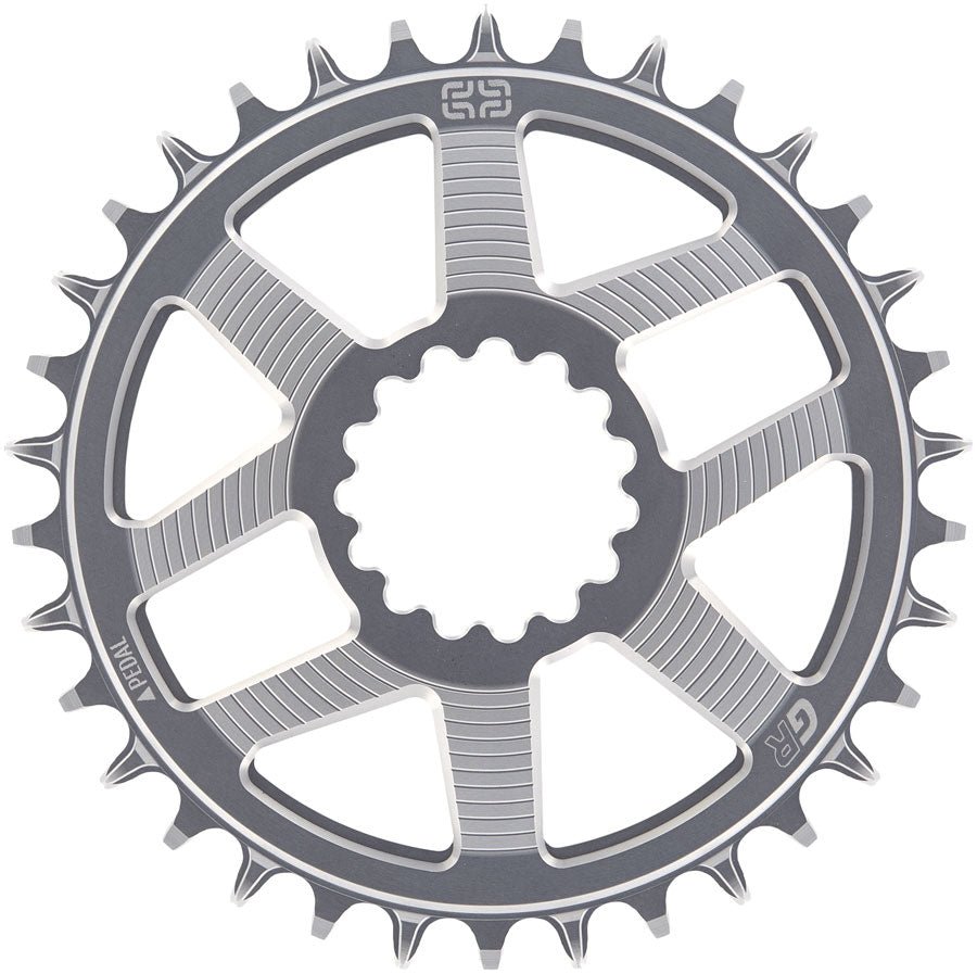e*thirteen Helix Race GR Direct Mount Chainring - 34t For use Helix Race GR Crank BLK