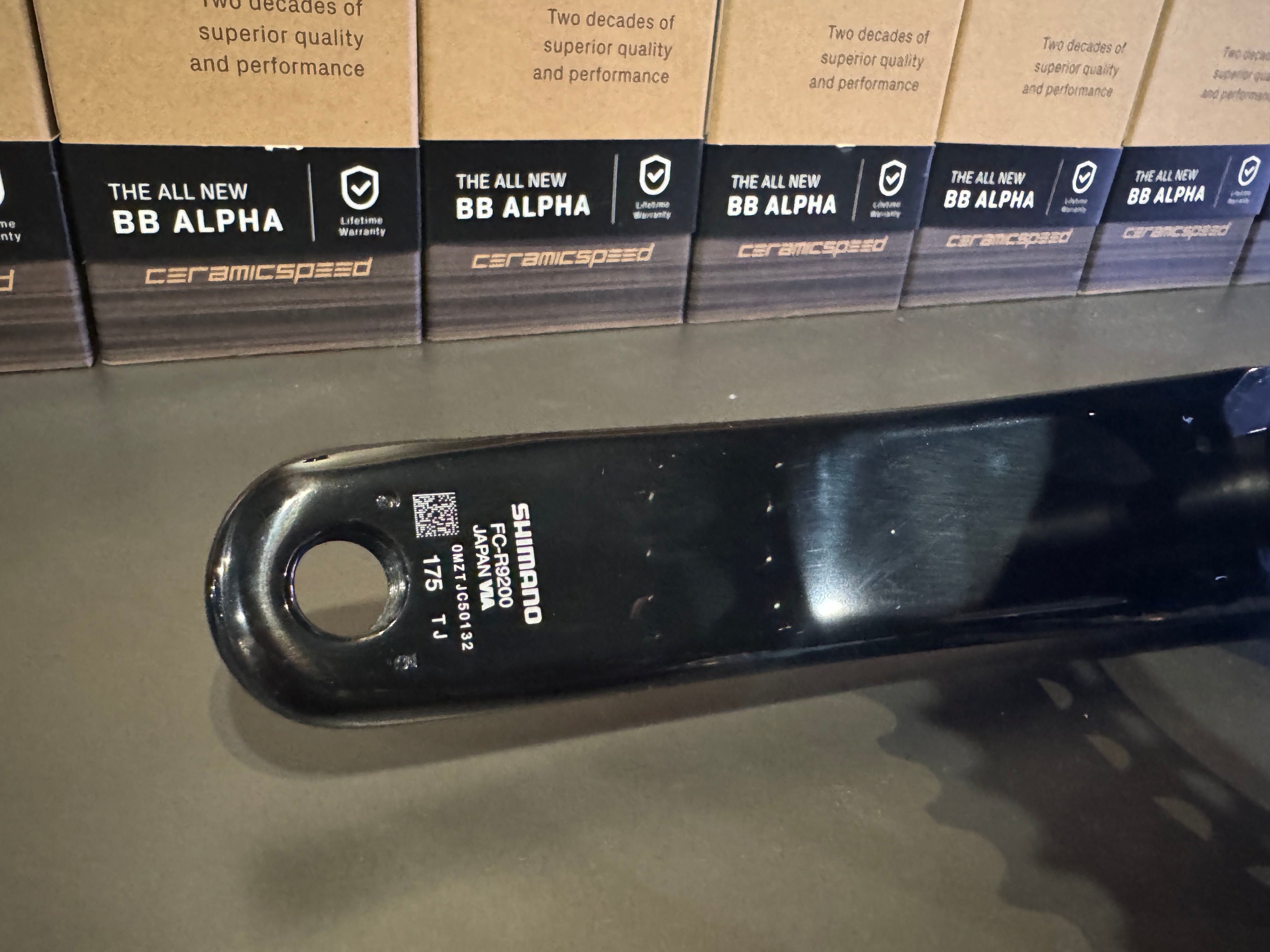 Shimano Dura-Ace 12 Speed Crankset - 175mm - 52/36t - Take Off