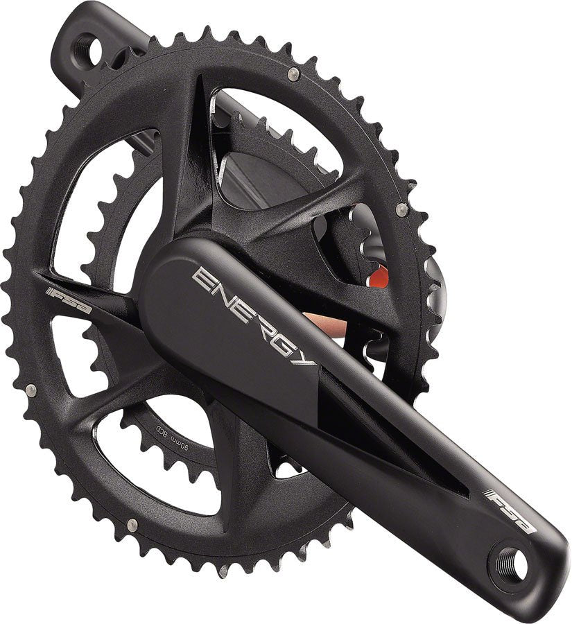 Full Speed Ahead Energy Modular Crankset - 175mm 11/12-Speed 46/30t Direct Mount/90mm BCD 386 EVO Spindle Interface BLK