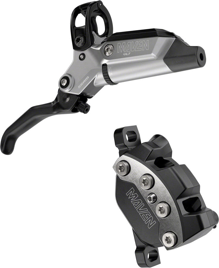 SRAM Maven Ultimate Stealth Disc Brake and Lever - Front, Post Mount, 4-Piston