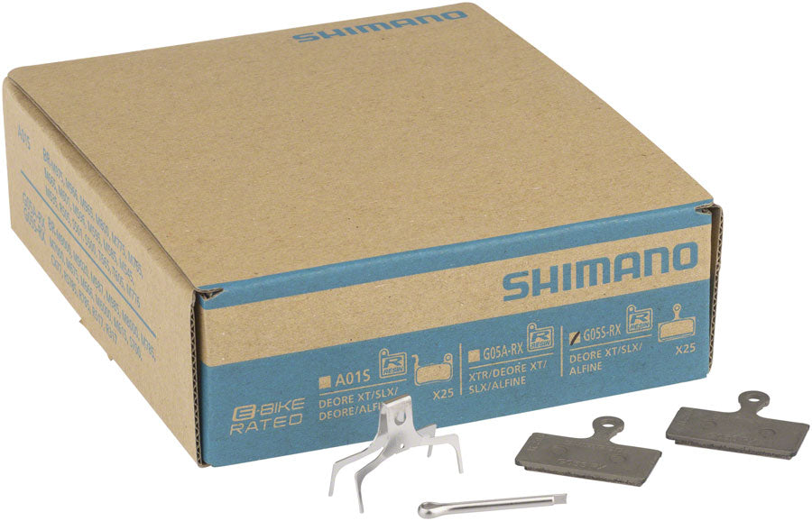 Shimano G05S-RX Disc Brake Pad and Spring - Box/25 pair