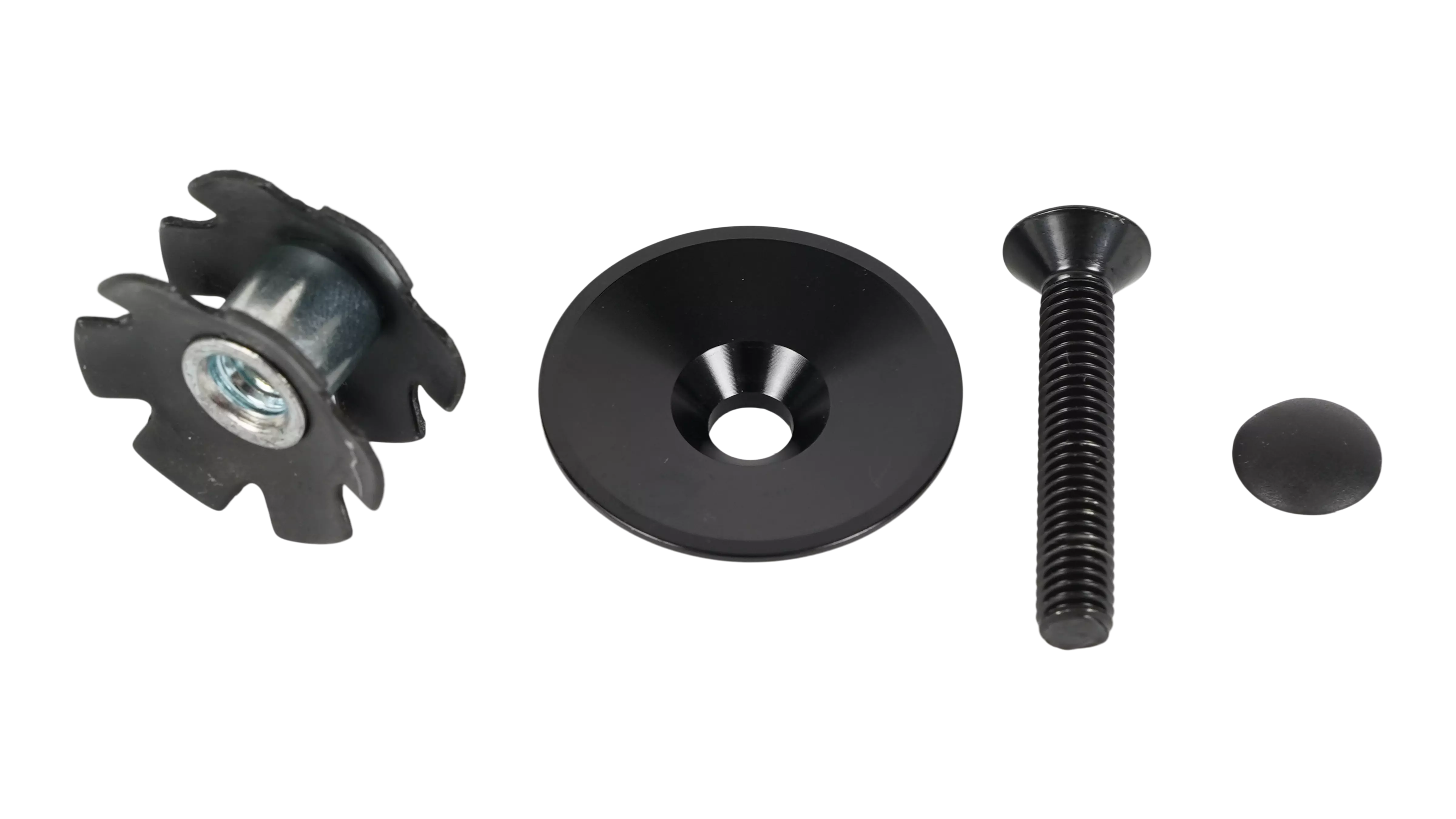 Specialized Alloy Top Cap & Star Nut for 1-1/8" Steer Tube Black