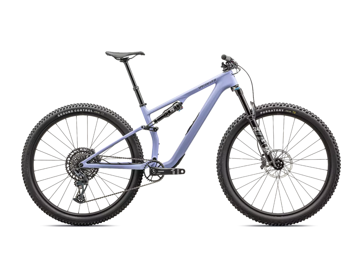 2024 Specialized Epic 8 EVO Comp - GX Eagle - MD - Powder Indigo / Midnight Shadow