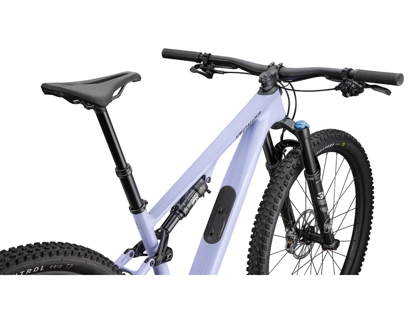 2024 Specialized Epic 8 EVO Comp - GX Eagle - MD - Powder Indigo / Midnight Shadow