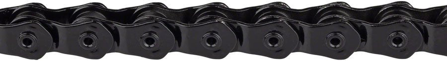 KMC HL1 Wide Chain - Single Speed 1/2" x 1/8" 100 Links Half Link Chain BLK