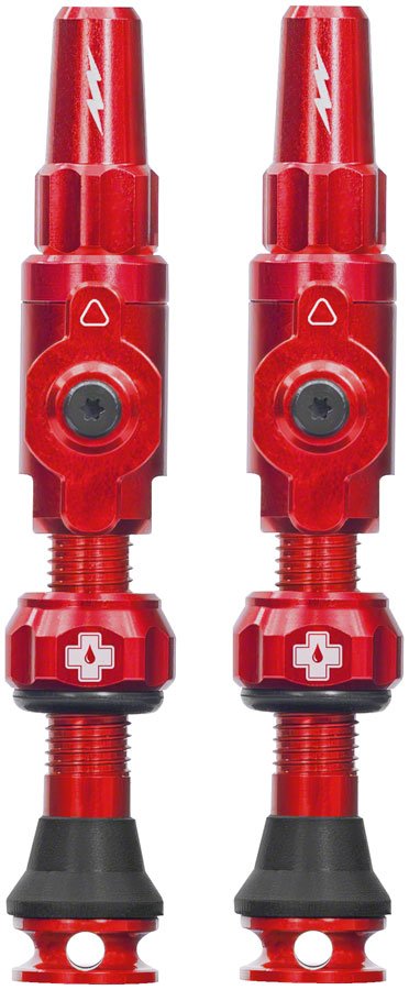 Muc-Off Big Bore Lite Tubeless Valve Stems - Medium 35mm Red
