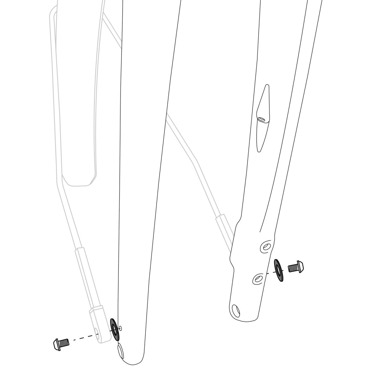 Enve Frame Fender Mounting Kit - ENVE Composites