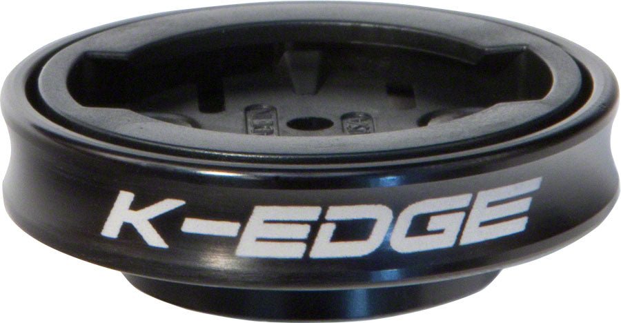 K - EDGE Gravity Cap Stem Mount for Garmin Computers - Black - K - Edge