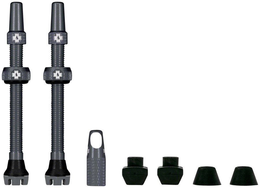 Muc - Off V2 Tubeless Valve Stem Kit - Gray - 60mm - Muc - Off
