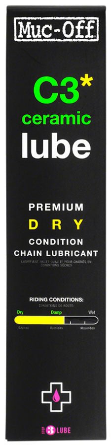 Muc - Off C3 Dry Ceramic Bike Chain Lube - 120ml, Drip - Muc - Off