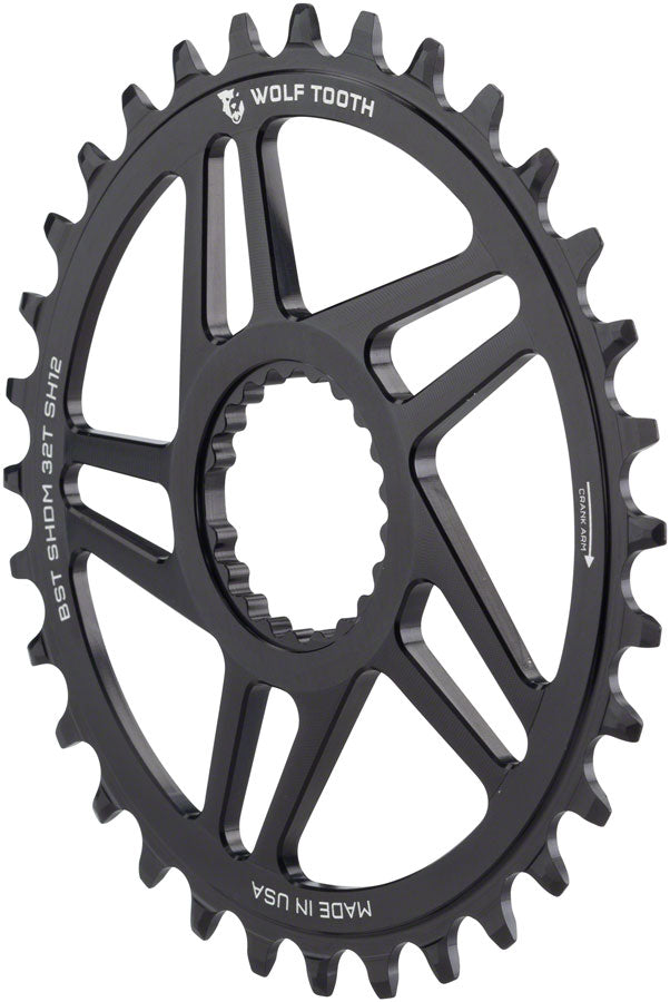 Wolf Tooth Direct Mount Chainring - 34t - Shimano Direct Mount - 3mm Offset