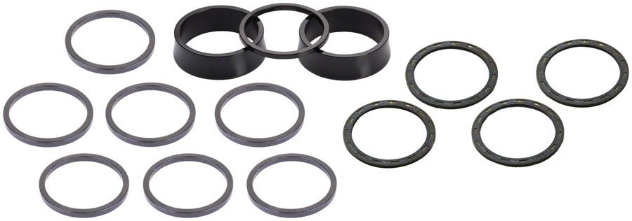 RaceFace Crankset Spacer Kit CINCH 30mm Spindle Systems - Aluminum BLK