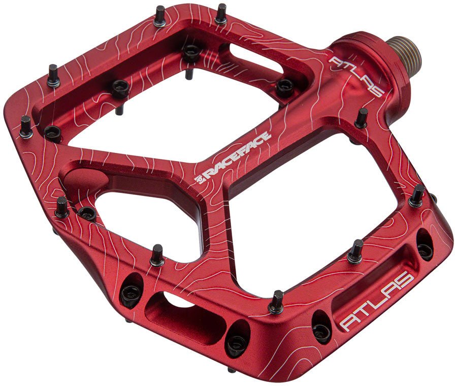 RaceFace Atlas Pedals - Platform Aluminum 9/16" Red