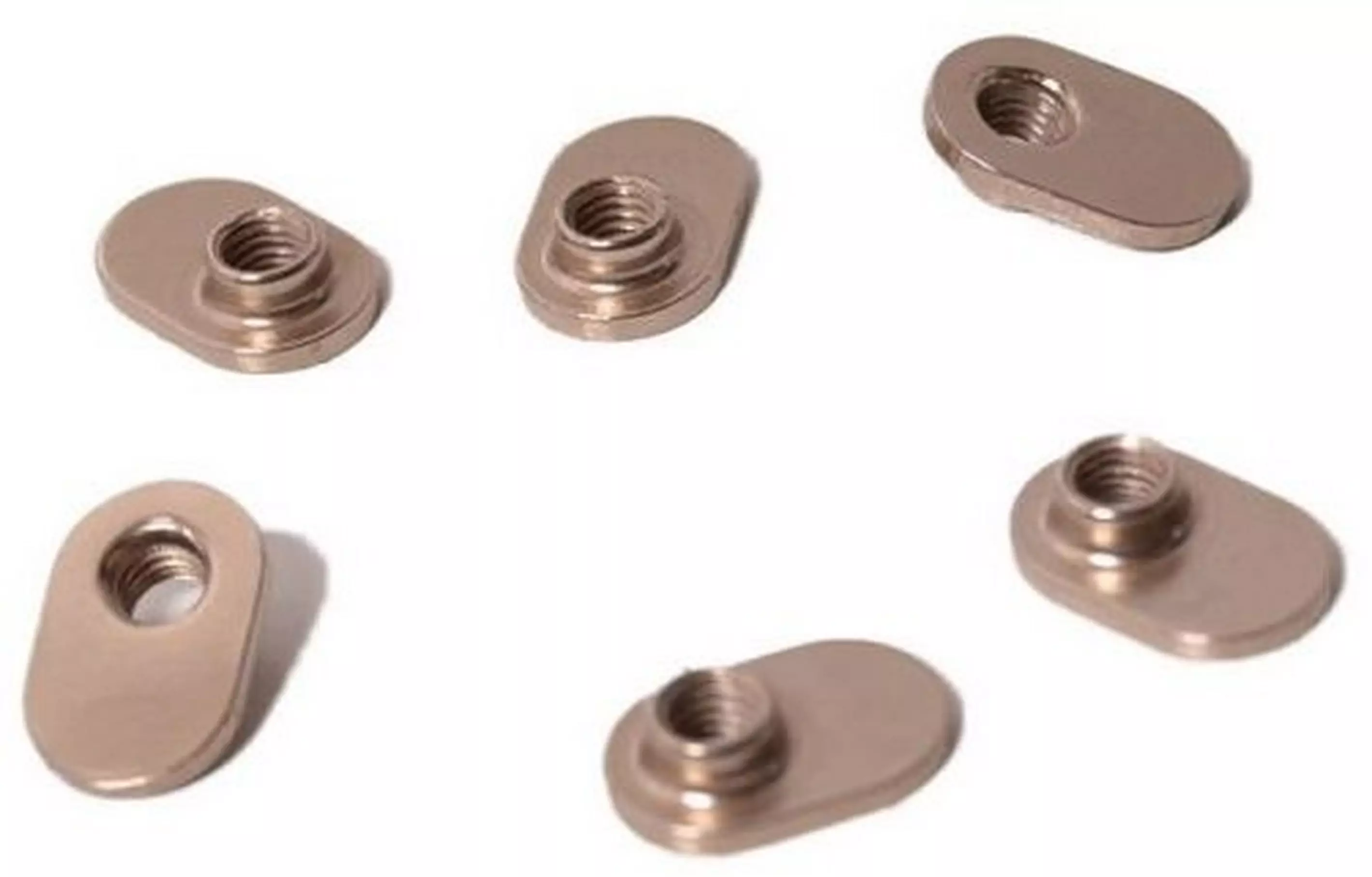 Replacement Ti/Alloy T-Nuts for the S-Works 6 and S-Works Sub6 road shoes.