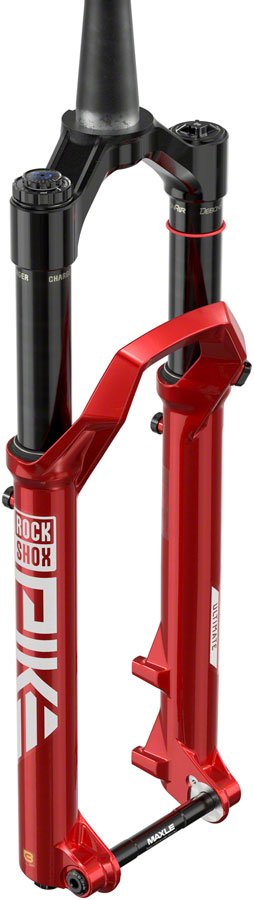 RockShox Pike Ultimate Charger 3.1 RC2 Suspension Fork - 29" 140 mm 15 x 110 mm 44 mm Offset Electric Red C2