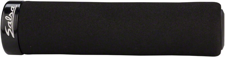 Salsa Fat Foam Lock-On Grips - Black Lock-On