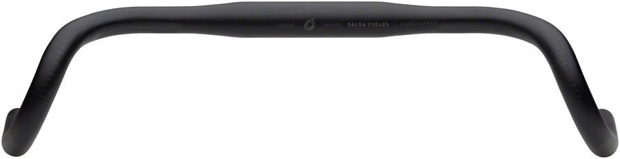 Salsa Cowchipper Drop Handlebar - 31.8mm Clamp 42cm Width Aluminum Black