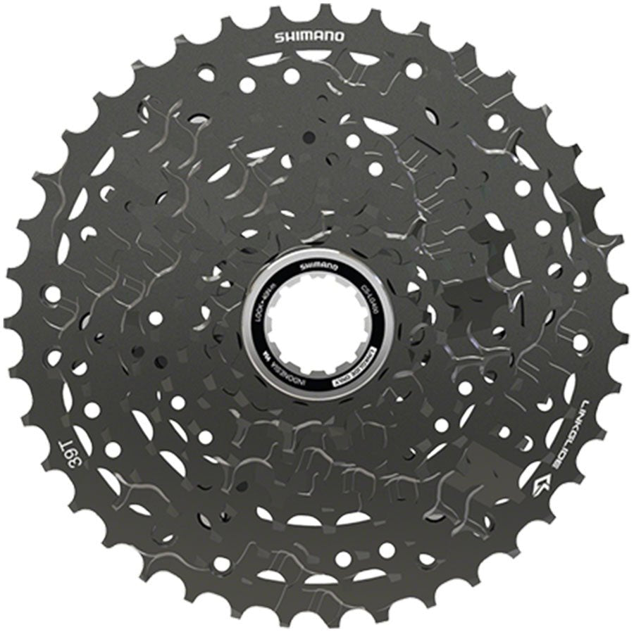 Shimano CUES CS-LG400-10 Cassette - 10-Speed 11-39t LINKGLIDE Black