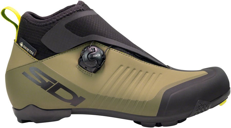 SIDI Hiemx Cycling Boot - Black/Green Olive 45 Millennium Fit