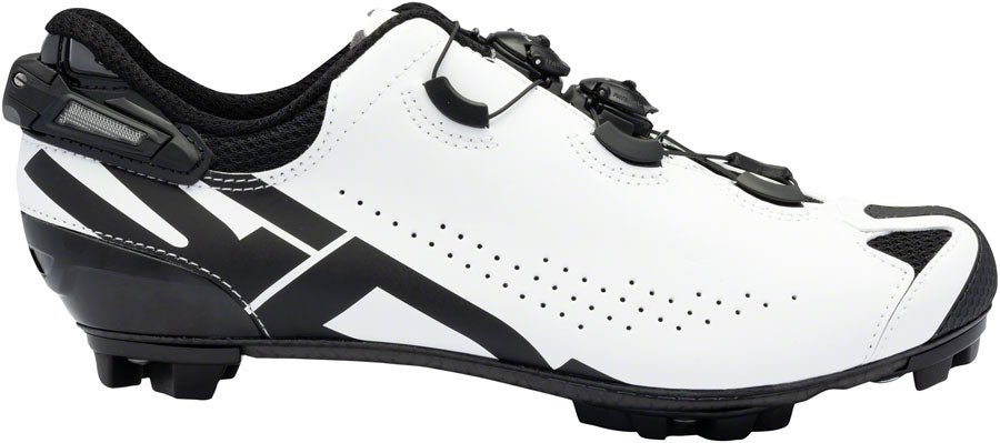 SIDI Tiger 2S SRS Mountain Clipless Shoes - Men's White/Black 41.5