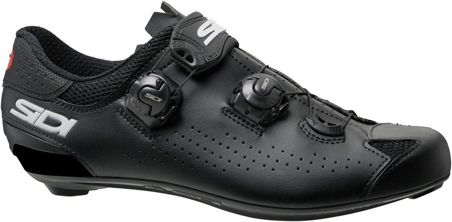 SIDI Genius 10 Mega Road Shoes - Men's Black 46.5