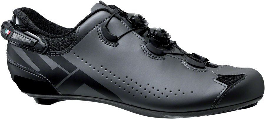 SIDI Shot 2S Road Shoes - Men's Anthracite/Black 45