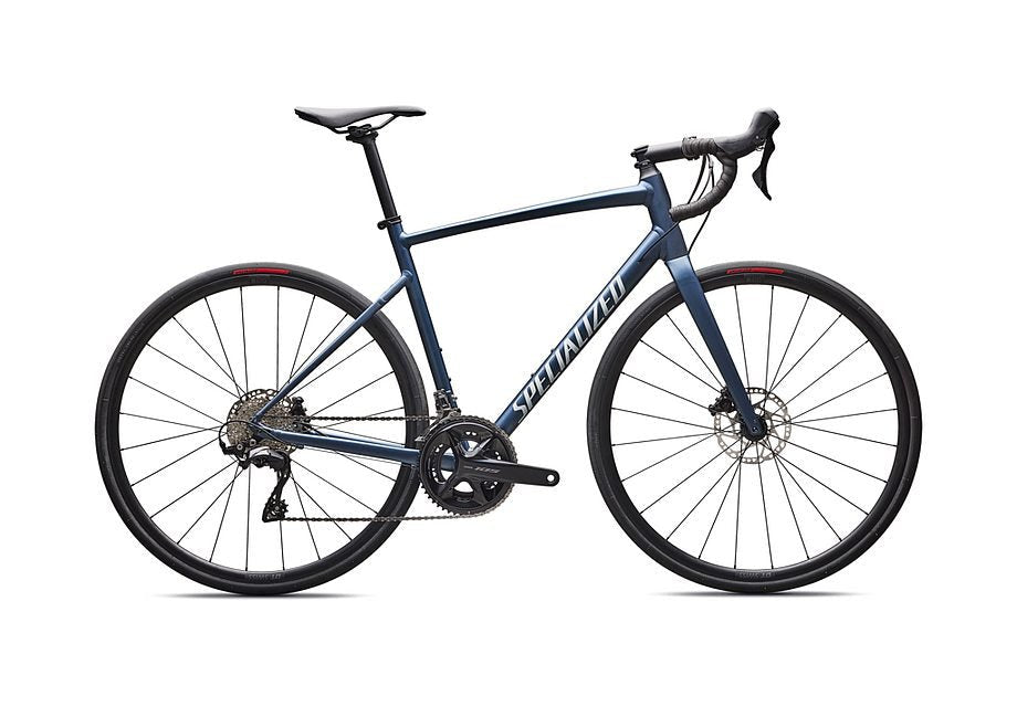 2026 Specialized Allez E5 Comp Bike Cast Blue Metallic / Dune White 44