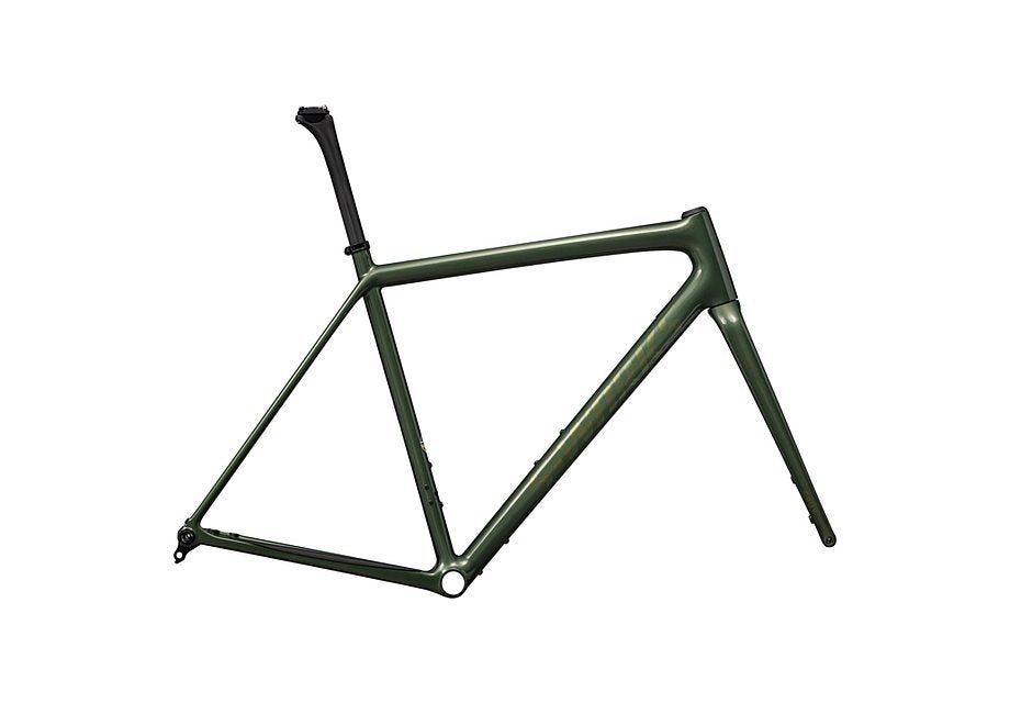 Specialized Crux S-Works Frmset Gloss Cypress Metallic / Viavi Gold To Silver Pearl 61