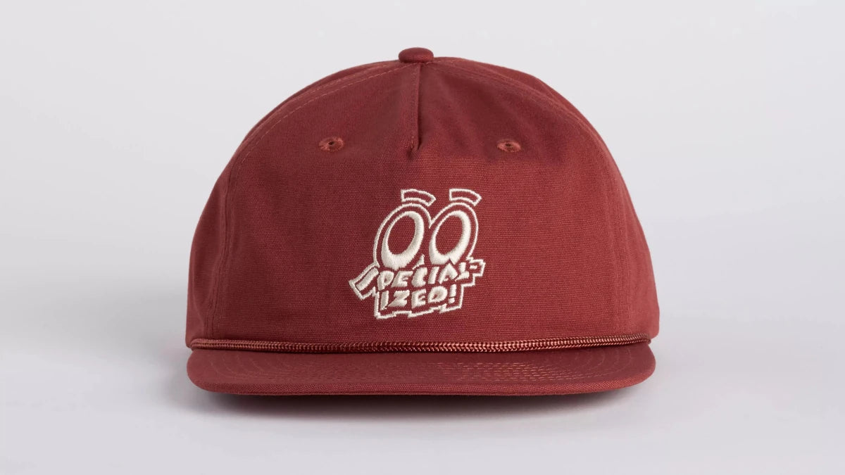 Specialized Eyes Graphic 5 Panel Cord Hat Rusted Red OSFA Snapback
