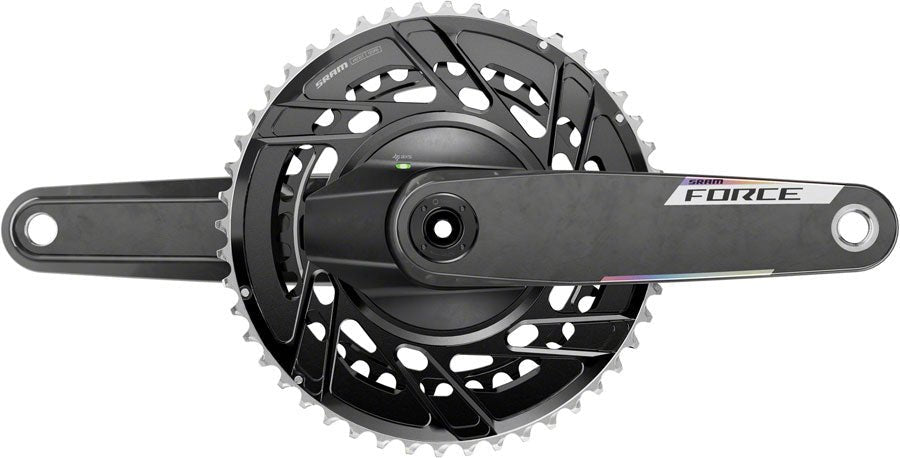 SRAM Force AXS Power Meter Crankset - 170mm 12-Speed 48/35t Thread Mount 8-Bolt PM Spider DUB Spindle Carbon E1