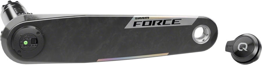 SRAM Force AXS Wide Left Crank Arm Power Meter Spindle Assembly - 175mm 12/13-Speed DUB PM Spindle Carbon E1