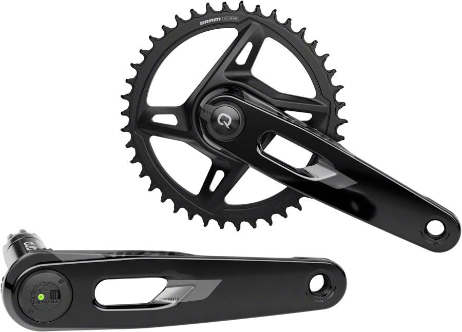 SRAM Rival 1x XPLR AXS Power Meter Wide Crankset - 172.5mm 12/13-Speed 42t 8-Bolt Direct Mount DUB PM Spindle BLK E1