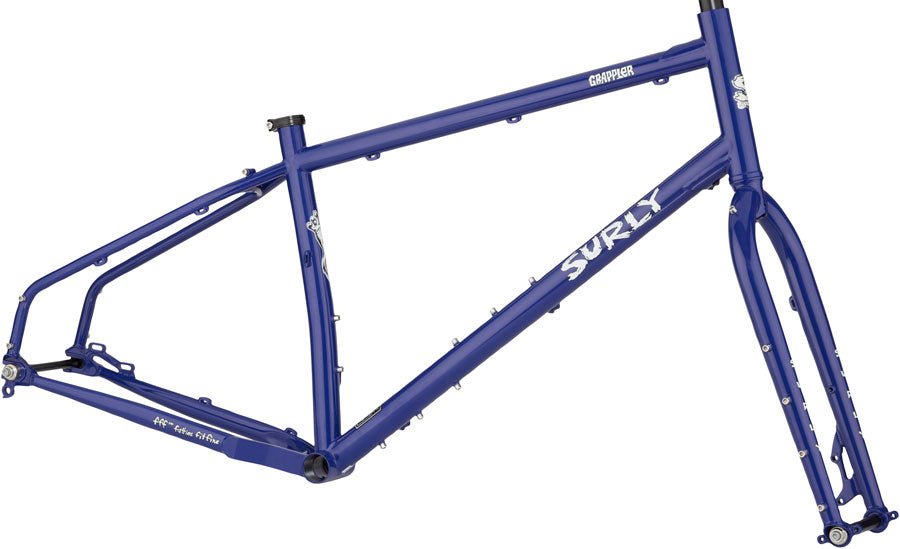 Surly Grappler Frameset - 27.5 Steel Subterranean Homesick Blue X-Large
