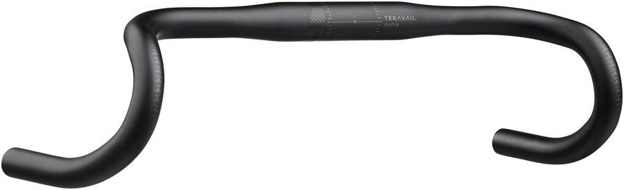 Teravail Radia 12 Drop Handlebar - Aluminum 31.8mm 38cm Black