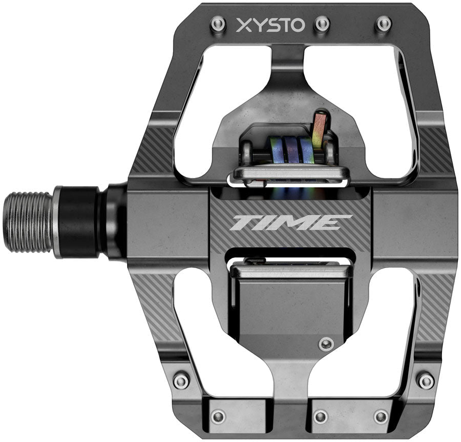 Time XYSTO Pedals - Dual Sided Clipless Aluminum 9/16" Gray C1