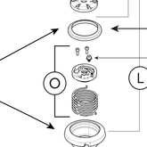 Cannondale Lefty Ocho Lockout Pulley and Spring Assembly