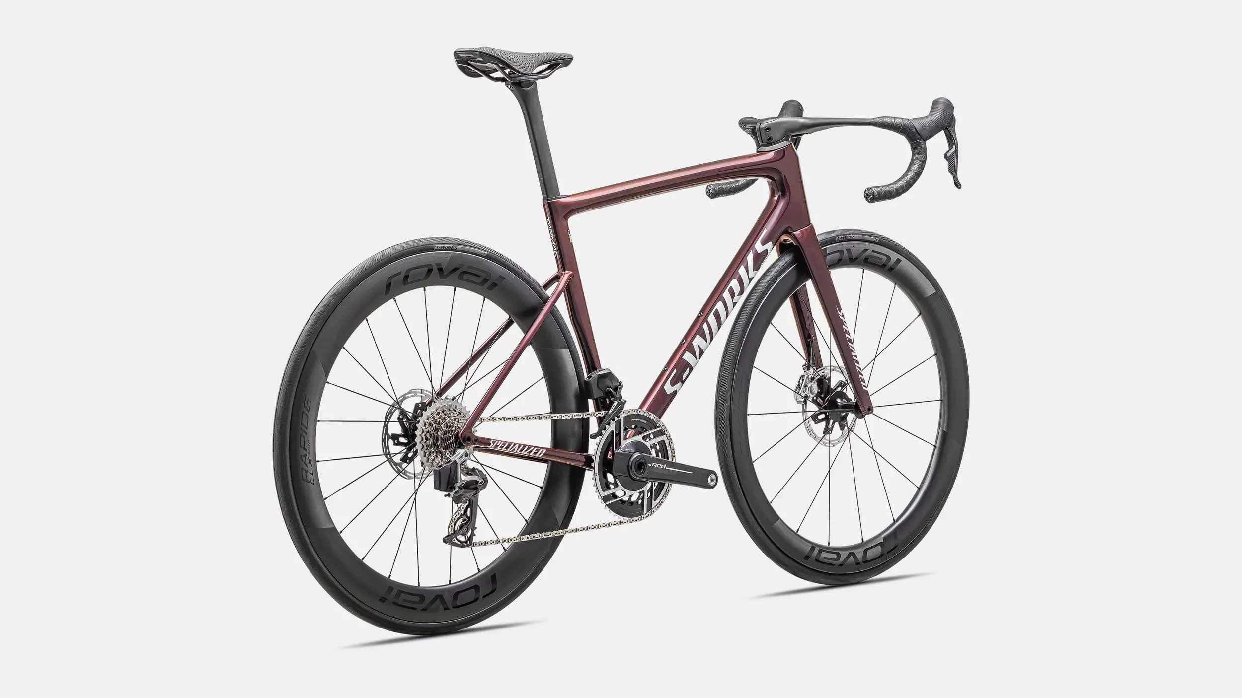 Specialized S-Works Tarmac SL8 SRAM Red AXS Gloss Solidity/Red Black Pearl - 52cm