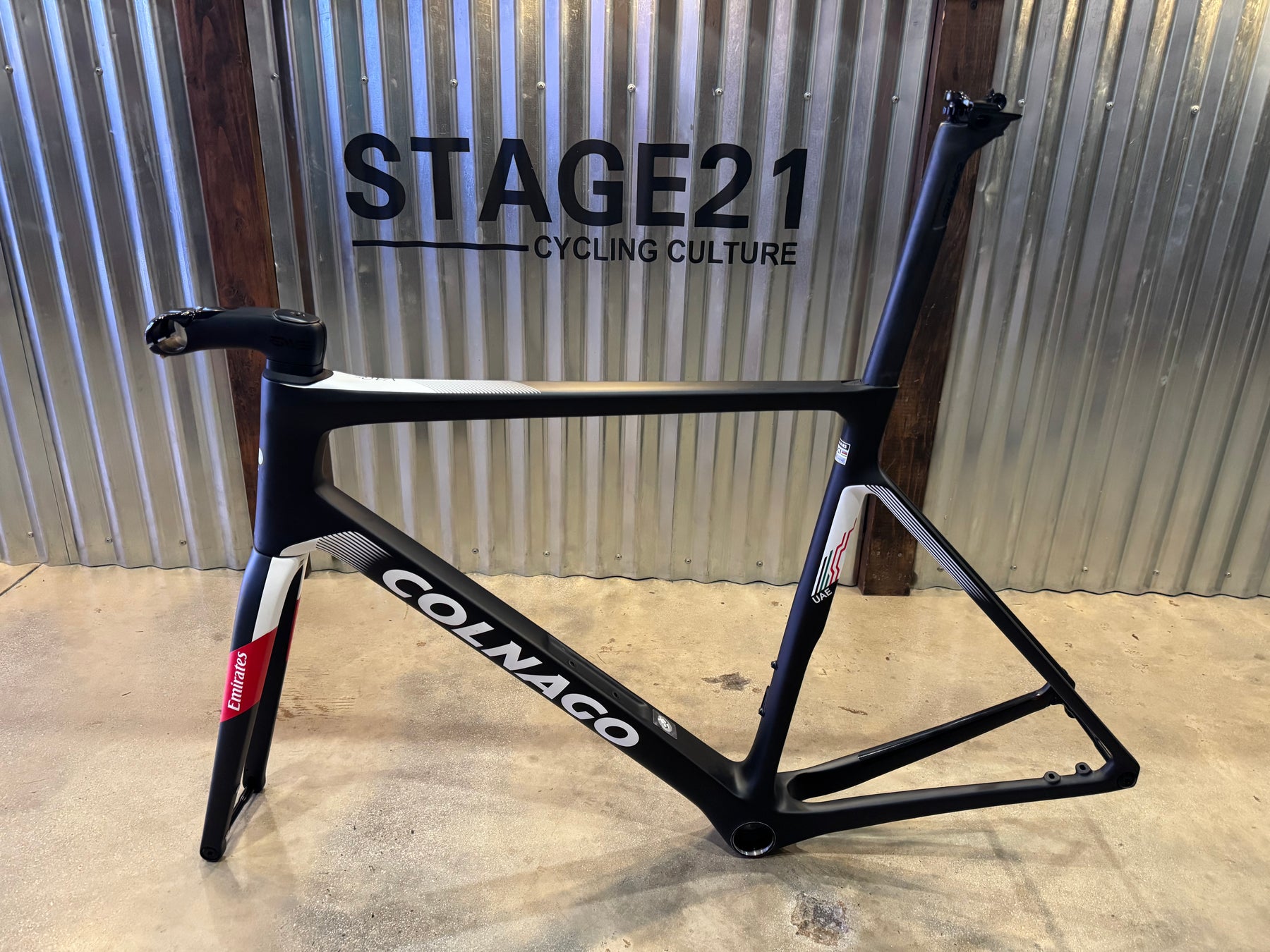 2024 Colnago V4RS Disc Frameset - 55 - UAE Team - USED