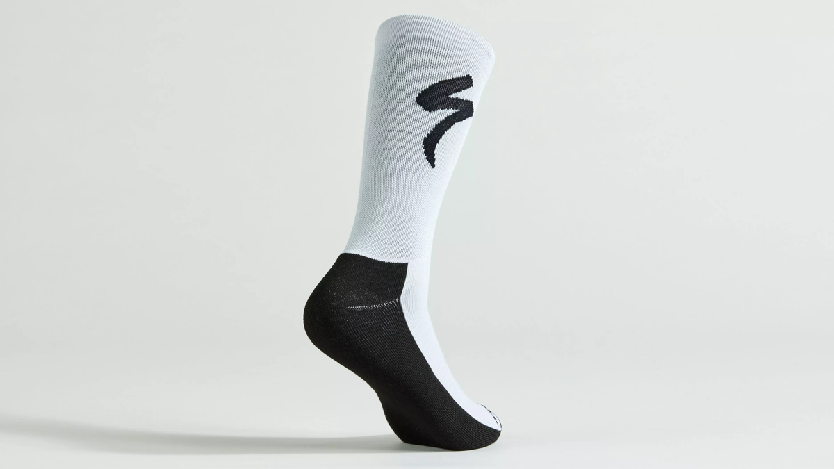 PrimaLoft® Lightweight Tall Logo Socks - Dove Gray/Small