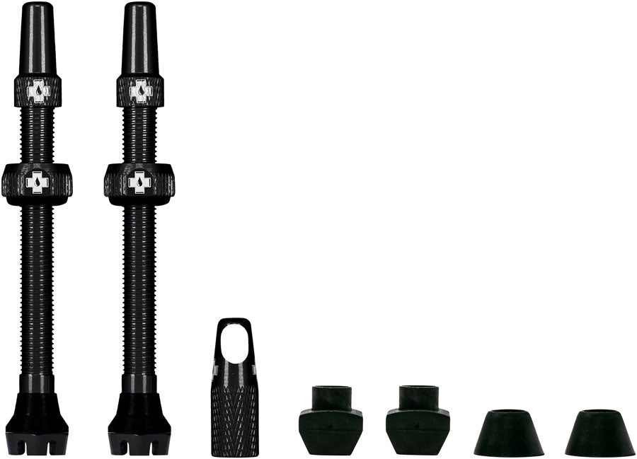 Muc-Off V2 Tubeless Valve Kit - Black - 44mm - Pair