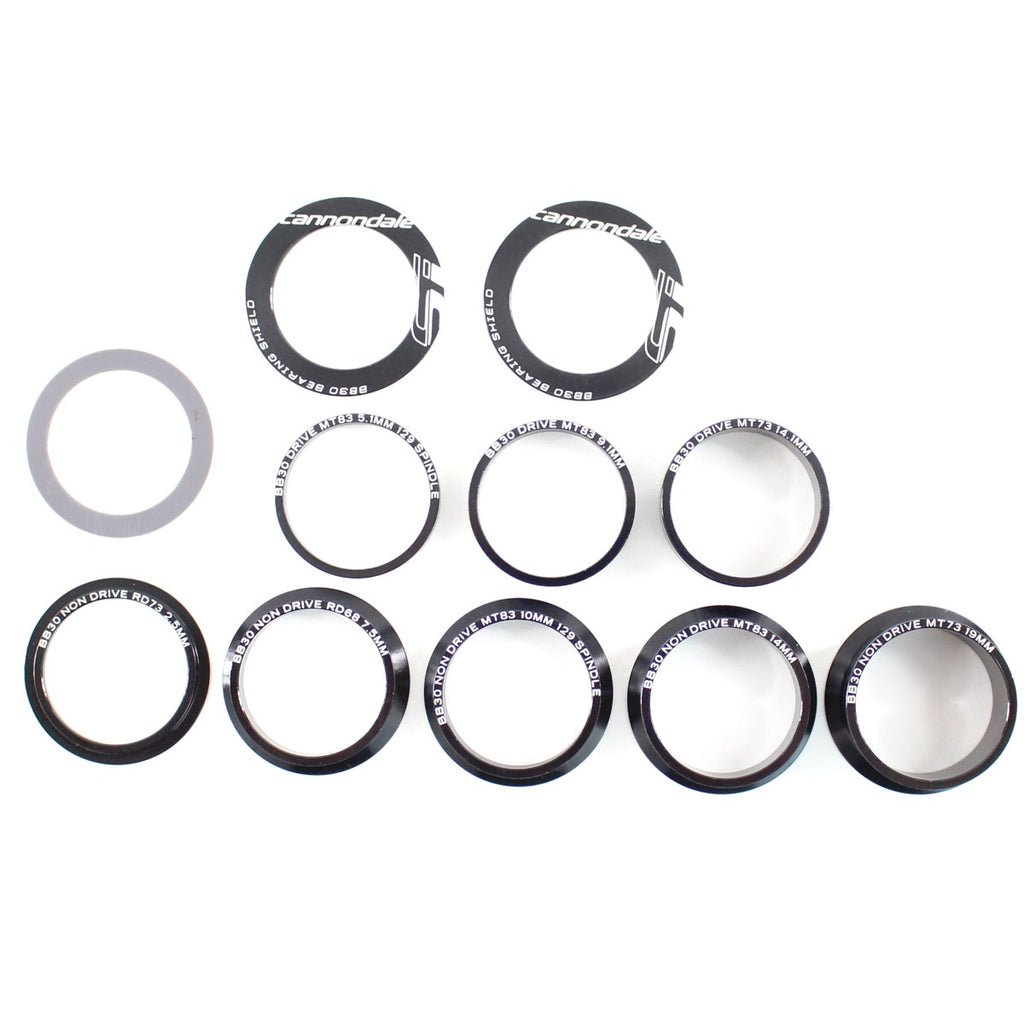 Cannondale Hollowgram Mountain and Road Spindle Spacer Set - Cannondale