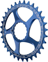 RaceFace Narrow Wide Chainring: Direct Mount CINCH - 32t - Blue