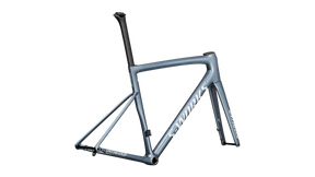2025 Specialized Bikes - S-Works Tarmac SL8 Frameset - Gloss Glacial Metallic / Red To Gold Pearl / White - 56cm